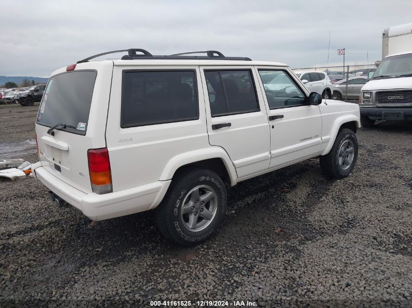 1999 Jeep Cherokee Classic/Sport VIN: 1J4FF68S6XL592900 Lot: 41161525