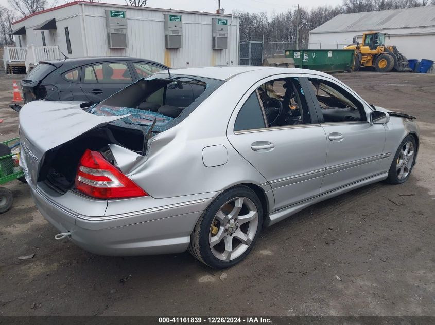 2005 Mercedes-Benz C 230 Kompressor Sport VIN: WDBRF40JX5F671815 Lot: 41161839