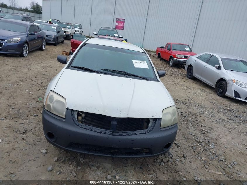 2007 Mitsubishi Galant De VIN: 4A3AB26F67E026912 Lot: 41161987