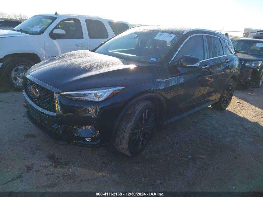 2021 Infiniti Qx50 Luxe VIN: 3PCAJ5BA4MF115762 Lot: 41162168