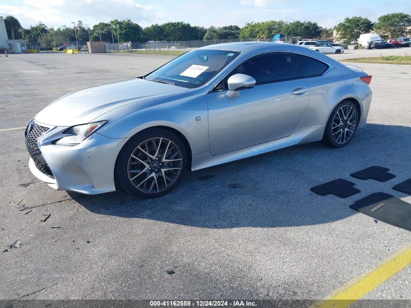 2016 Lexus Rc 200T VIN: JTHHA5BC8G5004328 Lot: 41162559