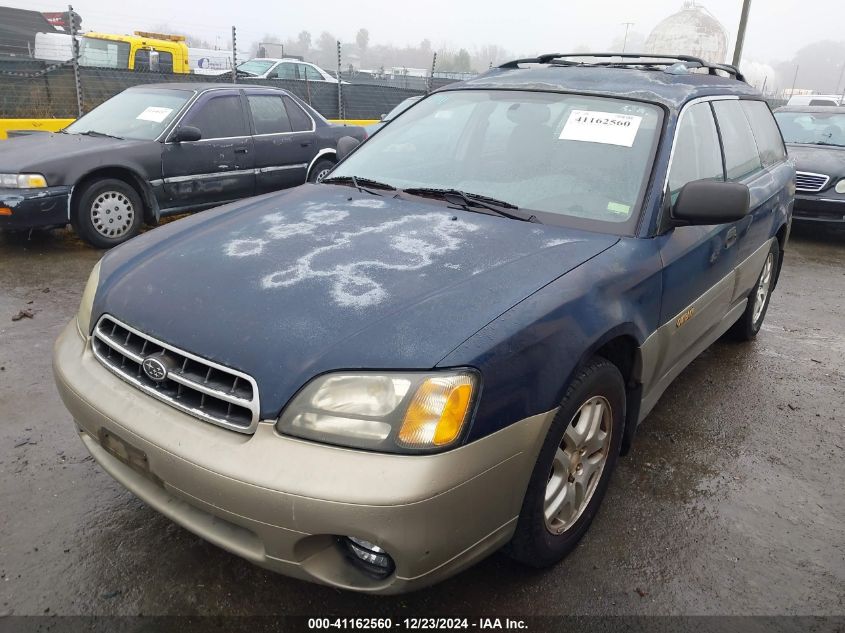 2002 Subaru Legacy Outback Awp VIN: 4S3BH675326647658 Lot: 41162560