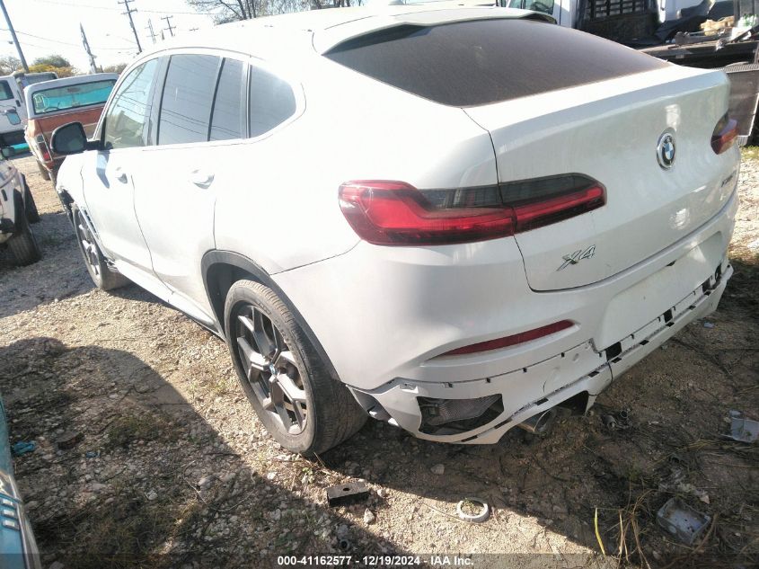 2020 BMW X4 xDrive30I VIN: 5UX2V1C06L9C80682 Lot: 41162577