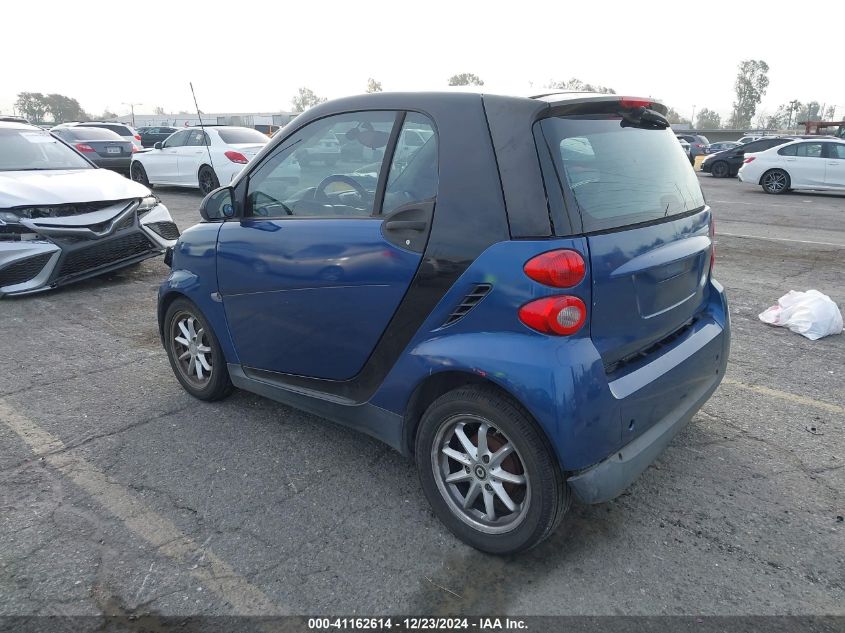 2008 Smart Fortwo Passion/Pure VIN: WMEEJ31X68K124209 Lot: 41162614