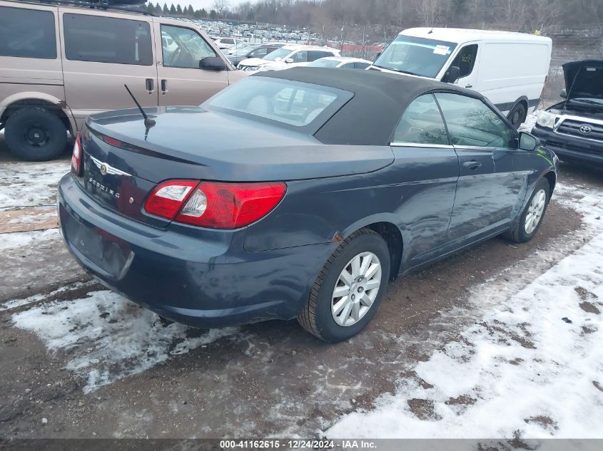 2008 Chrysler Sebring Lx VIN: 1C3LC45K98N655895 Lot: 41162615