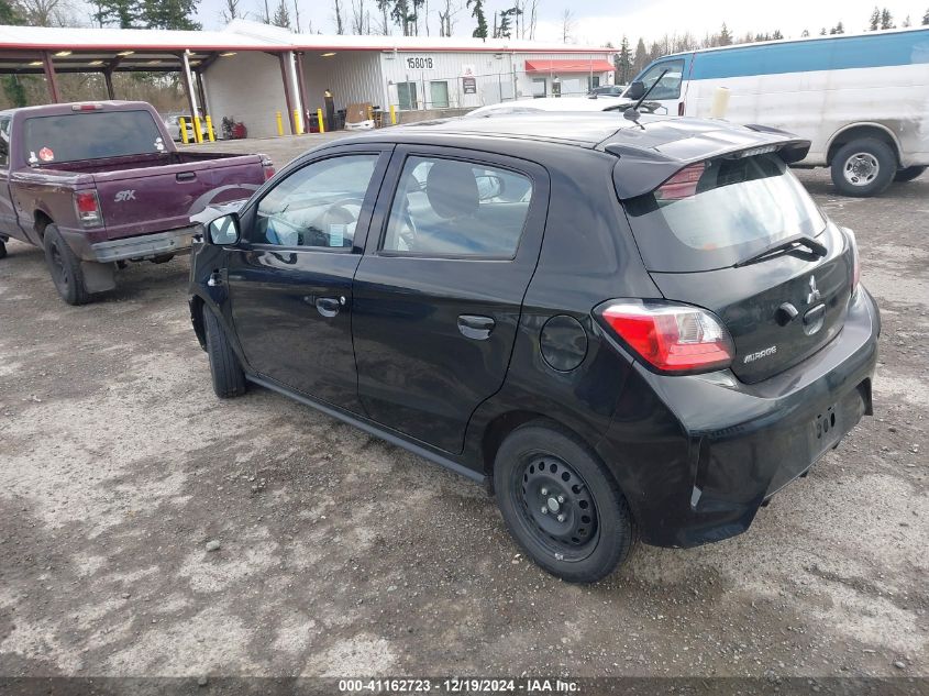 2022 Mitsubishi Mirage Es/Le VIN: ML32AUHJ3NH003268 Lot: 41162723