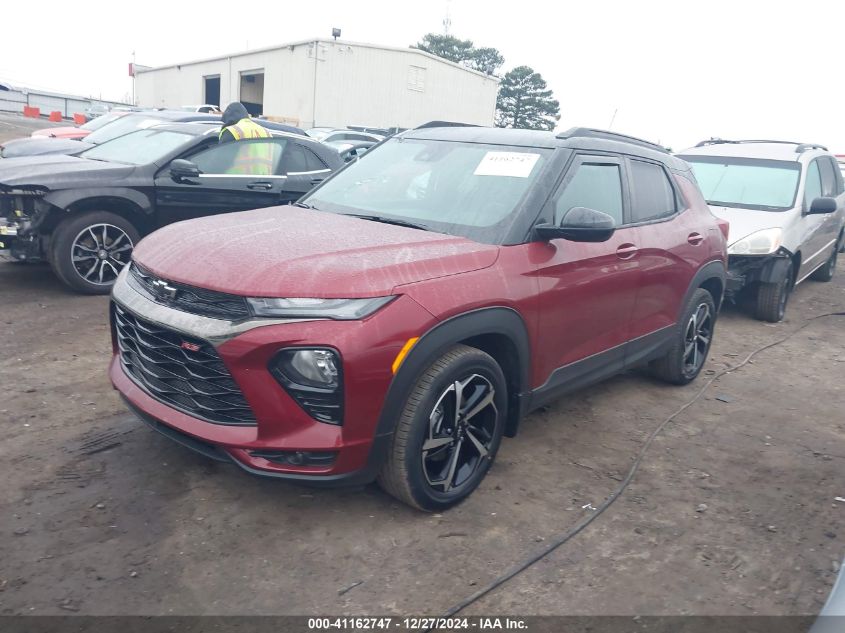 2022 Chevrolet Trailblazer Fwd Rs VIN: KL79MTSL7NB122951 Lot: 41162747