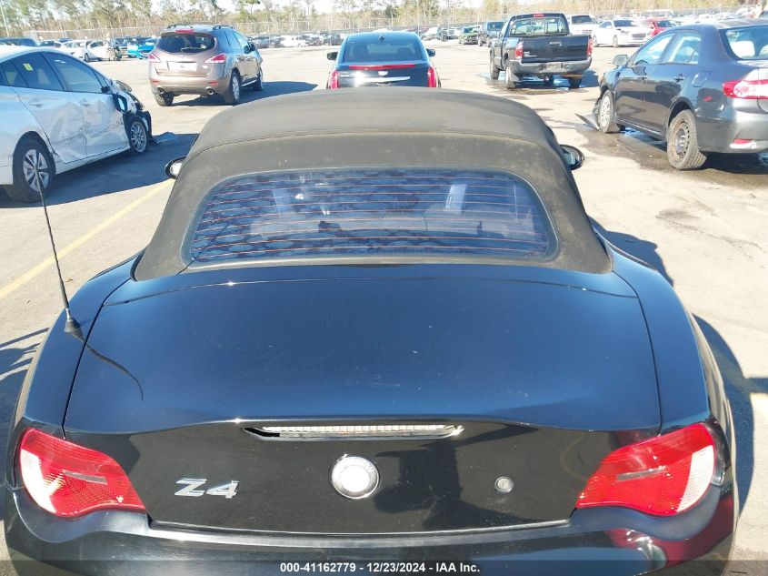 2007 BMW Z4 3.0I VIN: 4USBU33567LW60522 Lot: 41162779