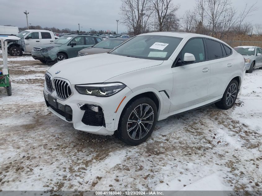 2020 BMW X6 Sdrive40I VIN: 5UXCY4C08L9C24952 Lot: 41163040