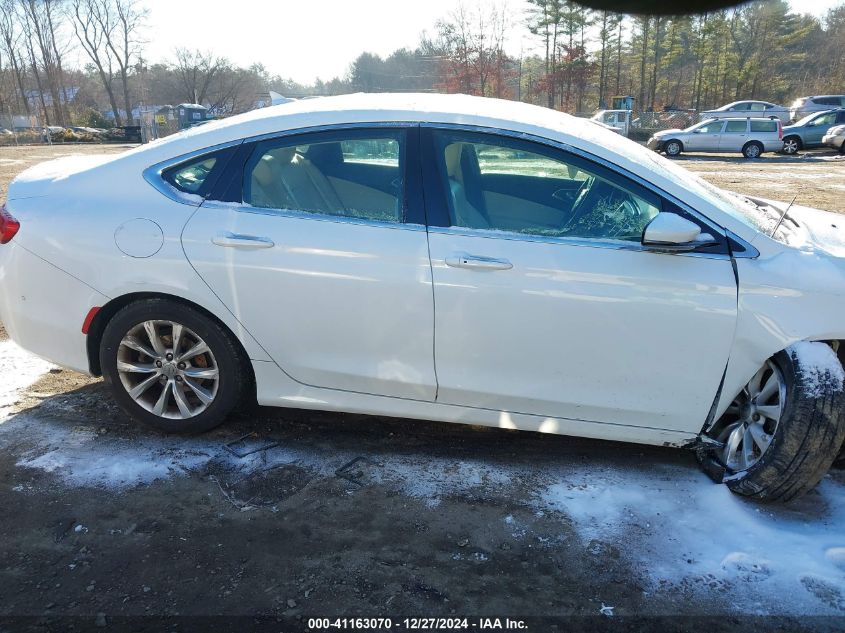 2015 Chrysler 200 C VIN: 1C3CCCCB6FN569163 Lot: 41163070