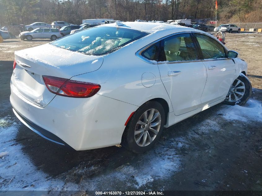 2015 Chrysler 200 C VIN: 1C3CCCCB6FN569163 Lot: 41163070