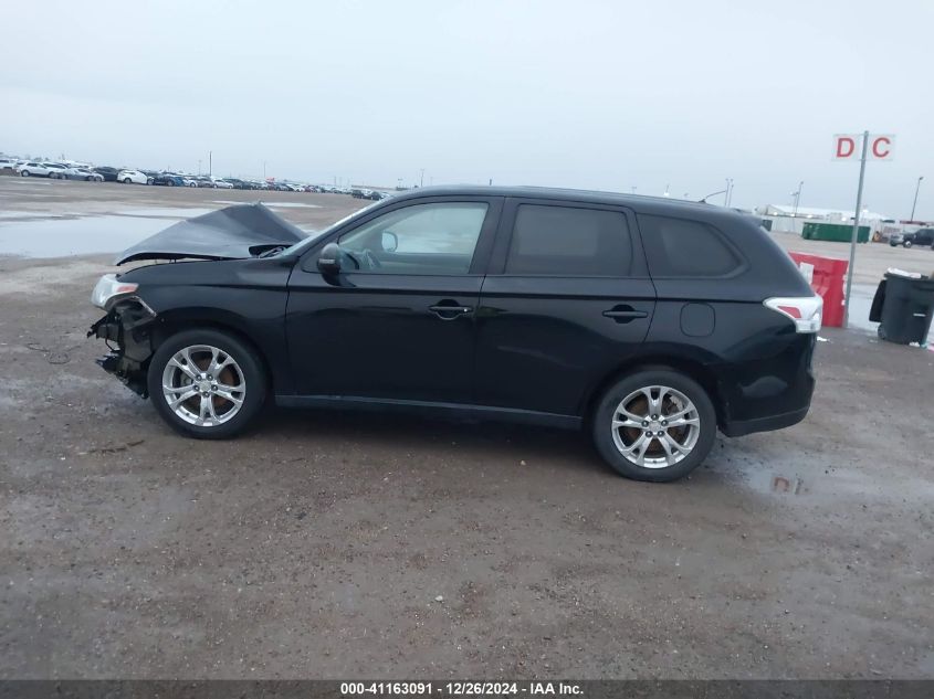 2014 Mitsubishi Outlander Se VIN: JA4AD3A33EZ010277 Lot: 41163091