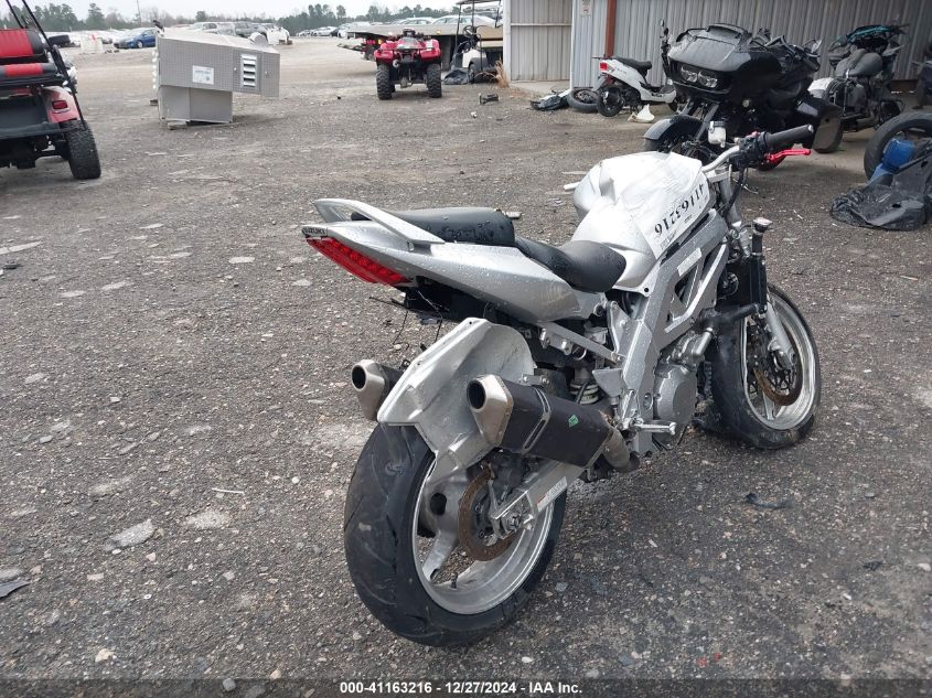 2003 Suzuki Sv1000 Sk3 VIN: JS1VT54A932102025 Lot: 41163216