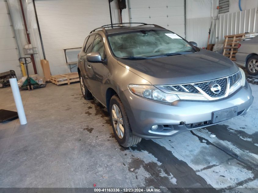 2013 Nissan Murano Sv VIN: JN8AZ1MW2DW315212 Lot: 41163336