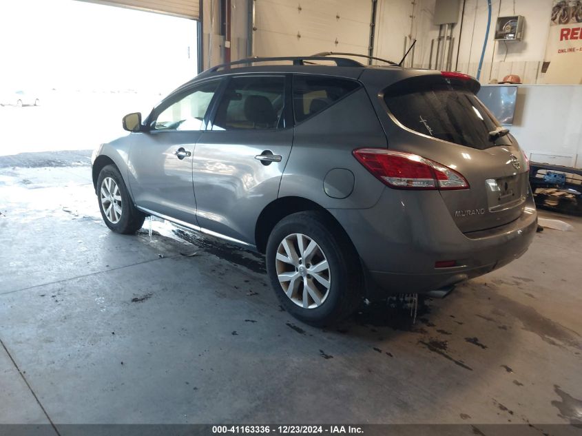 2013 Nissan Murano Sv VIN: JN8AZ1MW2DW315212 Lot: 41163336