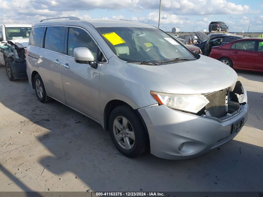 2015 Nissan Quest Sv VIN: JN8AE2KP7F9129812 Lot: 41163375