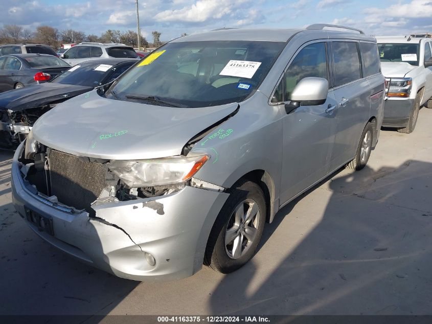 2015 Nissan Quest Sv VIN: JN8AE2KP7F9129812 Lot: 41163375