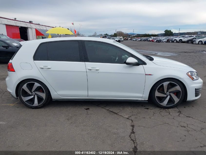 2017 Volkswagen Golf Gti Autobahn 4-Door/S 4-Door/Se 4-Door/Sport 4-Door VIN: 3VW4T7AU8HM072315 Lot: 41163402