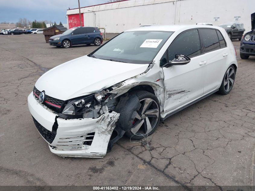 2017 Volkswagen Golf Gti Autobahn 4-Door/S 4-Door/Se 4-Door/Sport 4-Door VIN: 3VW4T7AU8HM072315 Lot: 41163402