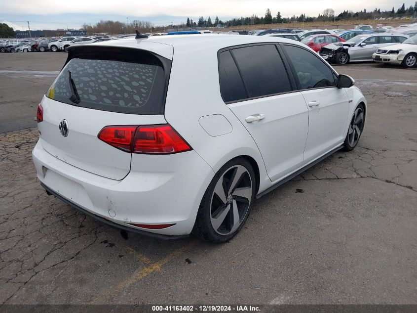 2017 Volkswagen Golf Gti Autobahn 4-Door/S 4-Door/Se 4-Door/Sport 4-Door VIN: 3VW4T7AU8HM072315 Lot: 41163402