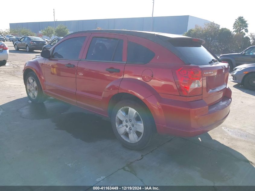 2007 Dodge Caliber Sxt VIN: 1B3HB48B37D108904 Lot: 41163449