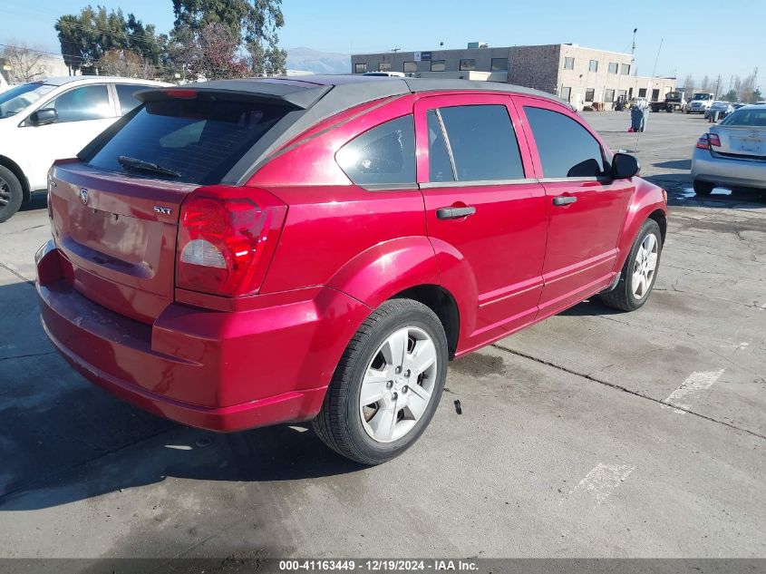 2007 Dodge Caliber Sxt VIN: 1B3HB48B37D108904 Lot: 41163449