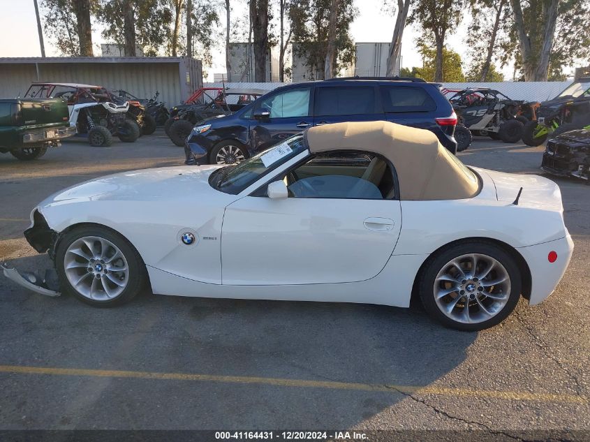 2004 BMW Z4 2.5I VIN: 4USBT33564LS48793 Lot: 41164431