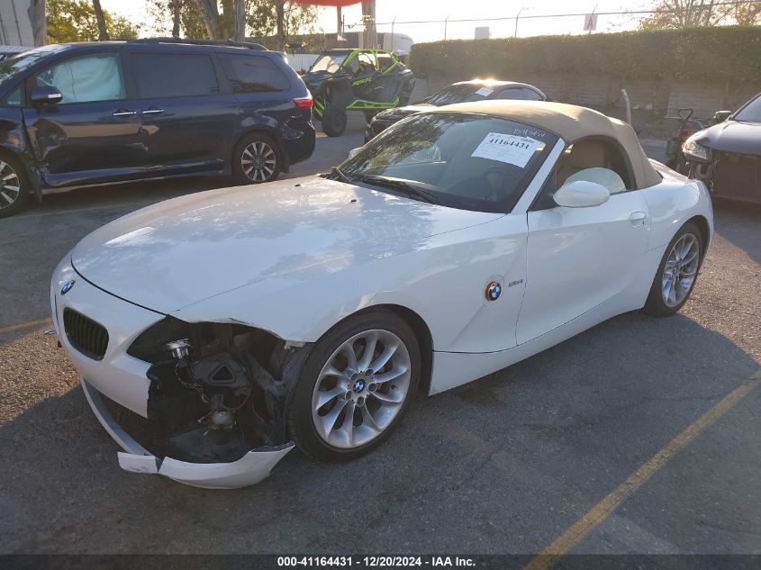 2004 BMW Z4 2.5I VIN: 4USBT33564LS48793 Lot: 41164431