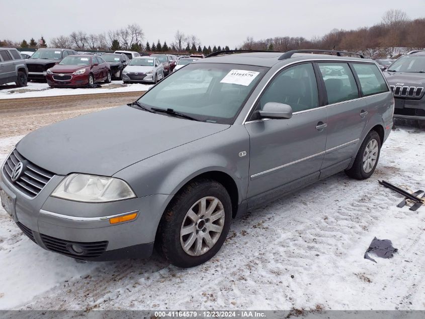 2002 Volkswagen Passat Gls VIN: WVWVD63B62E002030 Lot: 41164579