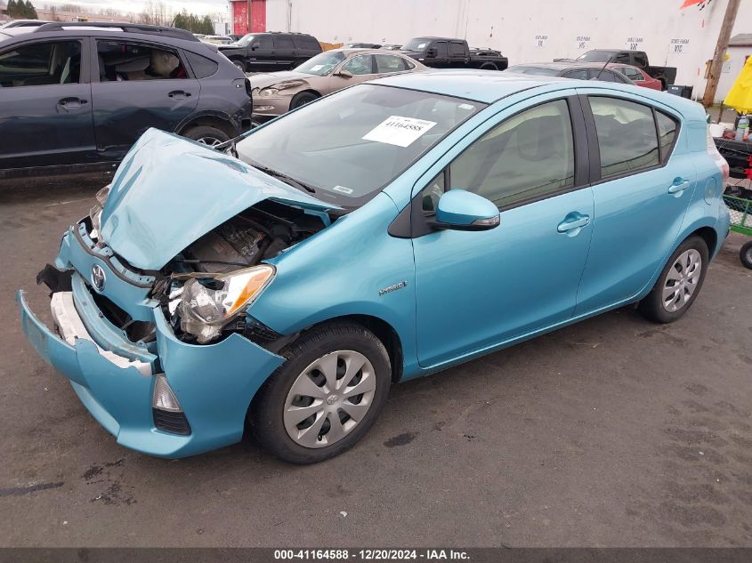 2014 Toyota Prius C One VIN: JTDKDTB31E1081047 Lot: 41164588