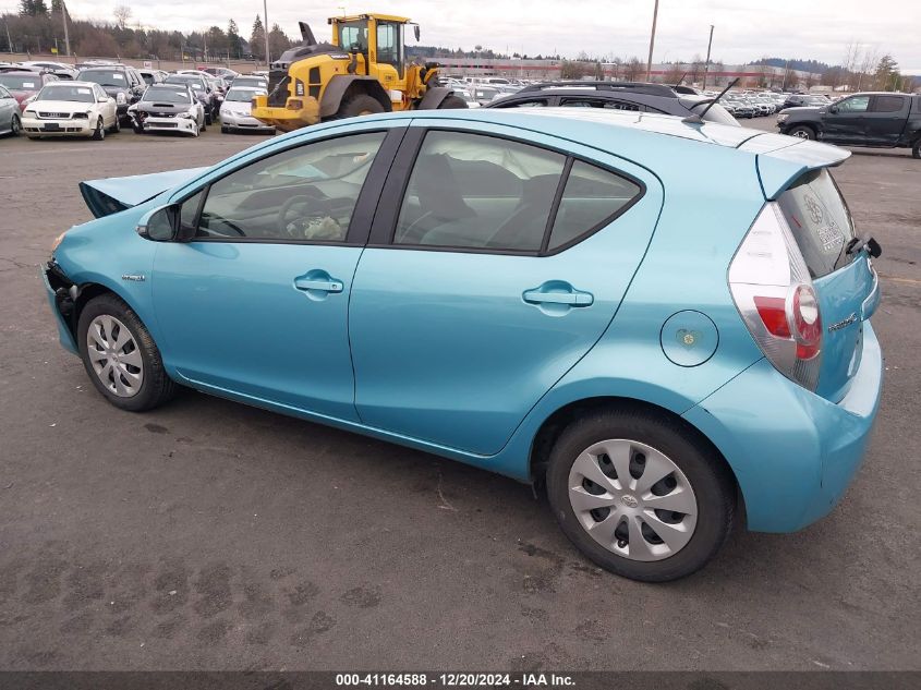 2014 Toyota Prius C One VIN: JTDKDTB31E1081047 Lot: 41164588