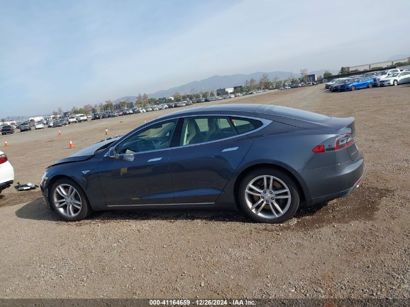 2014 Tesla Model S P85 VIN: 5YJSA1H10EFP65033 Lot: 41164659