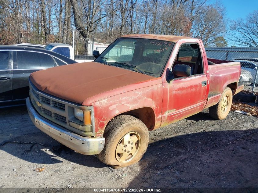 1991 Chevrolet Gmt-400 K1500 VIN: 1GCDK14K6MZ162875 Lot: 41164704