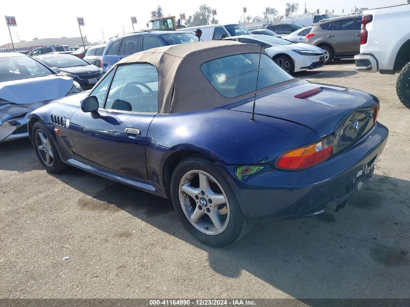 1997 BMW Z3 2.8L VIN: 4USCJ3325VLC09214 Lot: 41164990