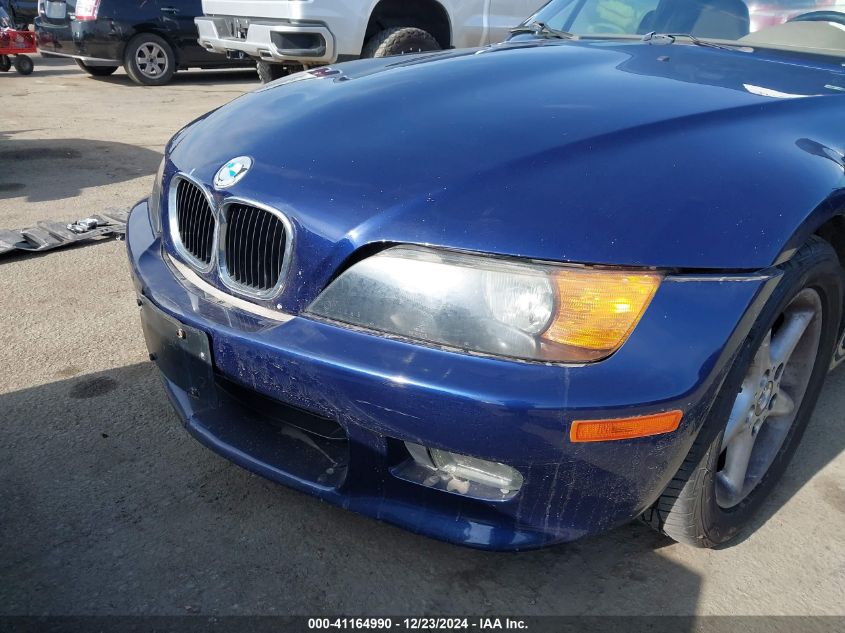 1997 BMW Z3 2.8L VIN: 4USCJ3325VLC09214 Lot: 41164990