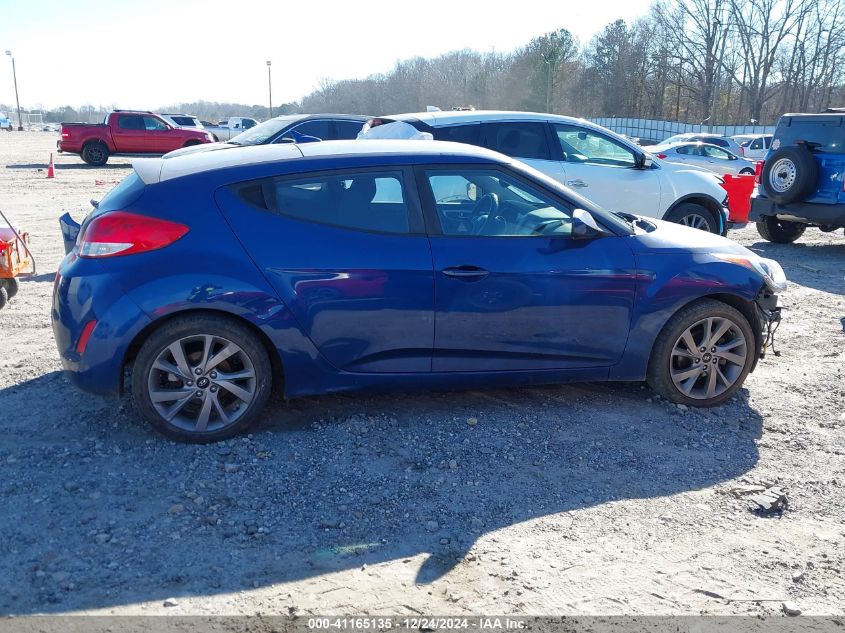 2017 Hyundai Veloster VIN: KMHTC6AD8HU310244 Lot: 41165135