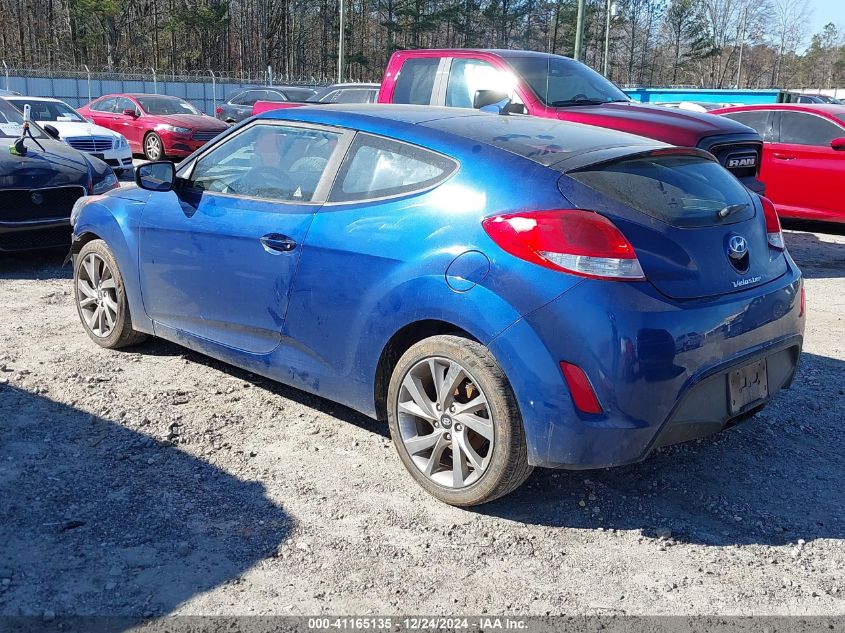 2017 Hyundai Veloster VIN: KMHTC6AD8HU310244 Lot: 41165135