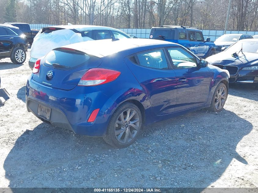 2017 Hyundai Veloster VIN: KMHTC6AD8HU310244 Lot: 41165135