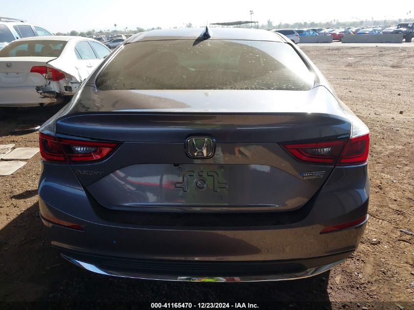 2021 Honda Insight Touring VIN: 19XZE4F92ME005512 Lot: 41165470