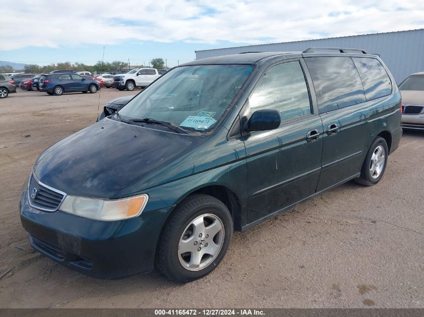 2001 Honda Odyssey Ex VIN: 2HKRL18611H528650 Lot: 41165472