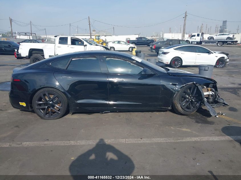 2022 Tesla Model S Dual Motor All-Wheel Drive VIN: 5YJSA1E55NF483798 Lot: 41165532