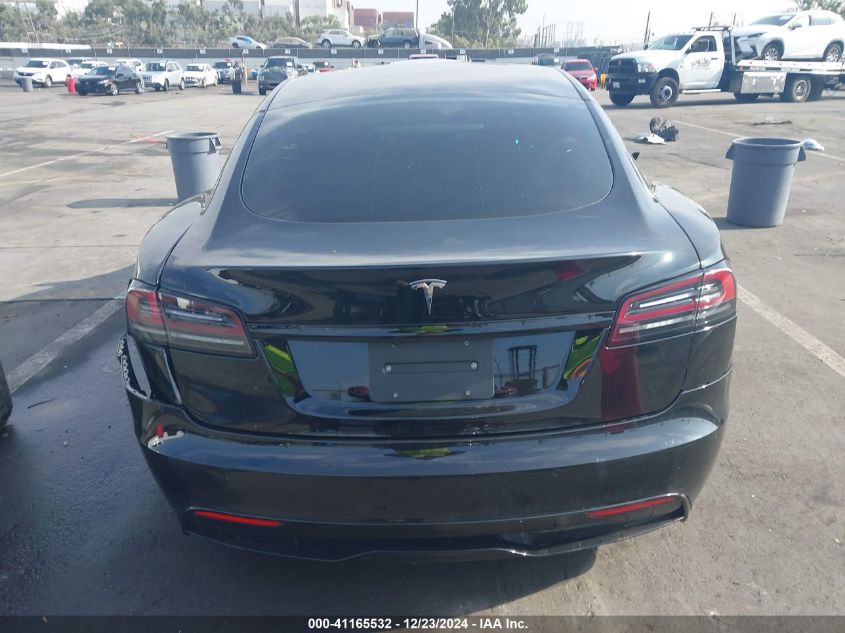 2022 Tesla Model S Dual Motor All-Wheel Drive VIN: 5YJSA1E55NF483798 Lot: 41165532