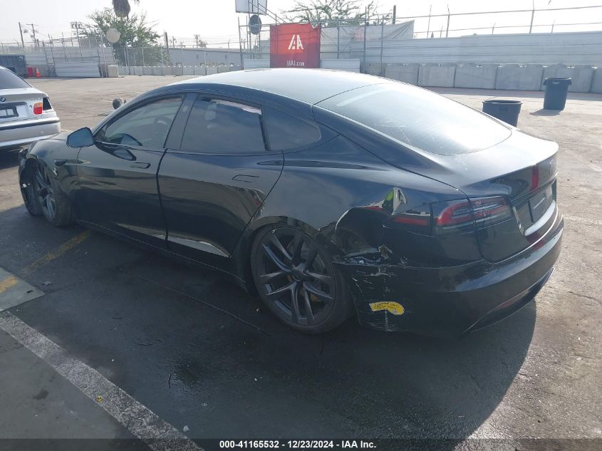 2022 Tesla Model S Dual Motor All-Wheel Drive VIN: 5YJSA1E55NF483798 Lot: 41165532