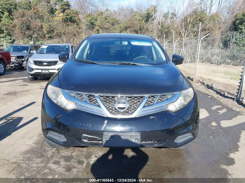 2013 Nissan Murano S VIN: JN8AZ1MWXDW316916 Lot: 41165543