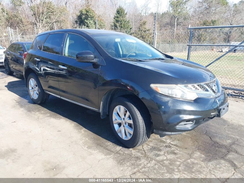 2013 Nissan Murano S VIN: JN8AZ1MWXDW316916 Lot: 41165543