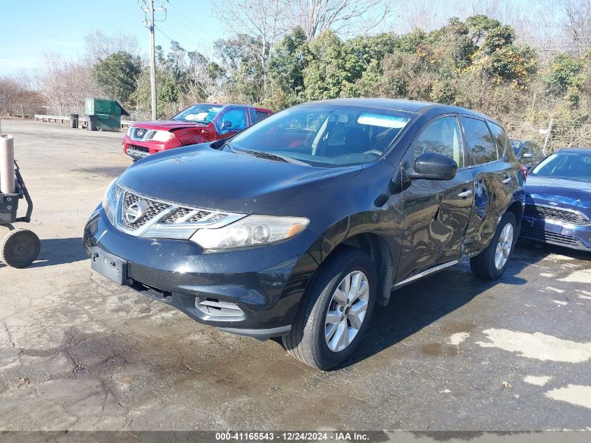 2013 Nissan Murano S VIN: JN8AZ1MWXDW316916 Lot: 41165543