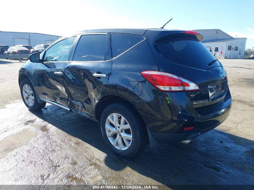 2013 Nissan Murano S VIN: JN8AZ1MWXDW316916 Lot: 41165543