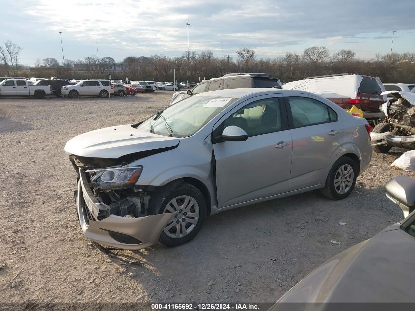 2019 Chevrolet Sonic Ls Auto VIN: 1G1JB5SB5K4111058 Lot: 41165692