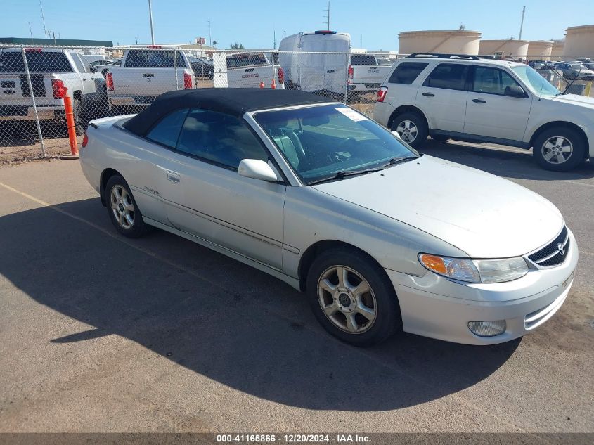 2000 Toyota Camry Solara Sle V6 VIN: 2T1FF28P3YC377364 Lot: 41165866