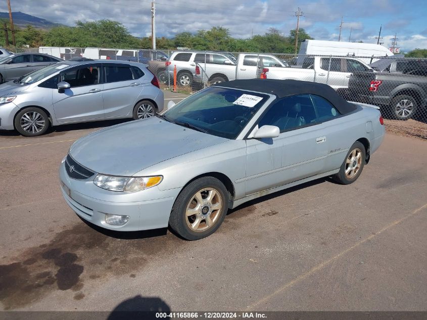 2000 Toyota Camry Solara Sle V6 VIN: 2T1FF28P3YC377364 Lot: 41165866